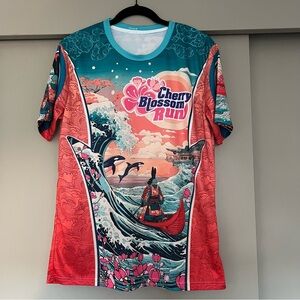 LIKE NEW Cherry Blossom Run Graphic Tee